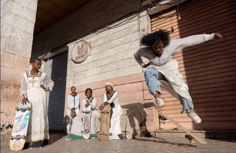 Addis Girls Skate: Female skateboarders defy gender norms in Ethiopia